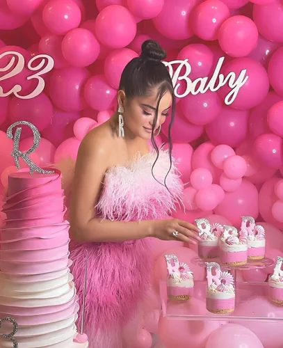 Miniatura 6 de Globos rosados metálicos, globo rosa metálico, 60 piezas, 12 pulgadas, globos de látex cromados de color perla rosa intenso rosa brillante