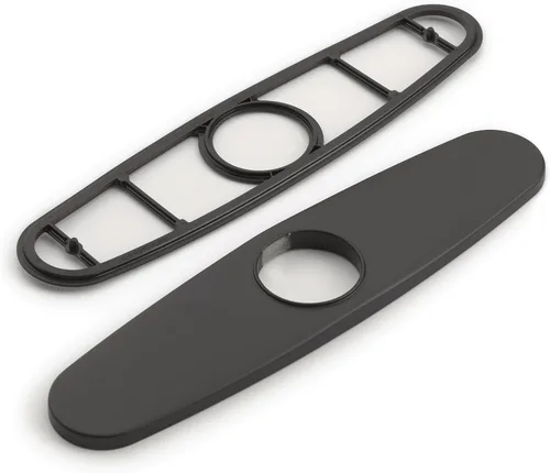 Miniatura 4 de Moen 141002 - Placa de cubierta para grifo de cocina para instalación de 3 agujeros, cromada