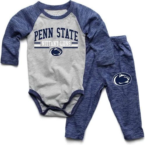 Miniatura 20 de Wes and Willy Baby College Sports Fan - Conjunto de una pieza y pantalón de manga larga