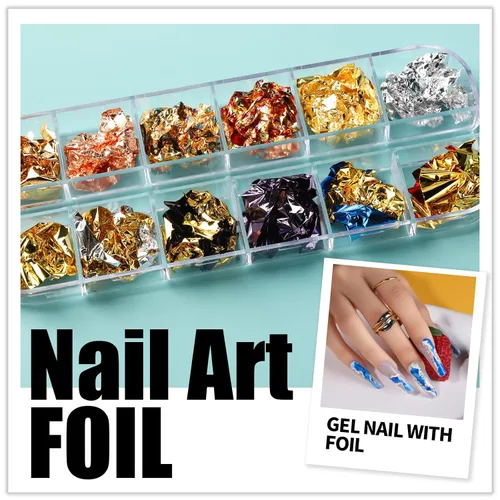 Miniatura 6 de Teenitor Pinceles de Arte de Uñas Herramientas de Arte de Uñas, Pinceles de Uñas para Kit de Arte de Uñas con Calcomanías de Uñas, Herramientas