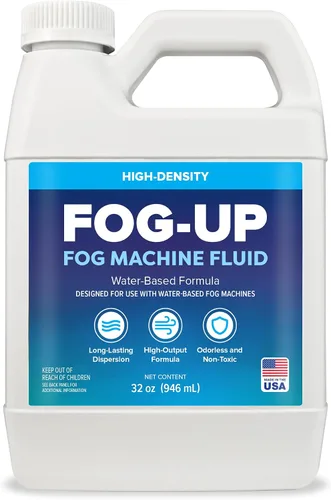 Miniatura 8 de FogUp - Jugo de niebla de alta densidad, extremadamente duradero, de alto rendimiento, grueso, no irritante, para interiores y exteriores, sin olor