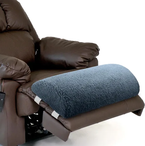 Wesiti Almohada Cojín para Pies de Sillón Reclinable de Alta Resistencia Espuma Viscoelástica Sherpa Bolster para Dormir Descanso Almohada Multiusos
