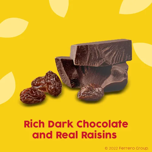 Miniatura 4 de Pasas cubiertas de chocolate oscuro, bolsa de 8 onzas, caramelo Ferrero a granel