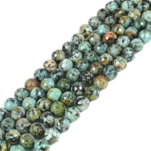 Miniatura 10 de Piedra lunar natural de 0.315 pulgadas (0.315 in), cuentas redondas sueltas para hacer collares, pulseras, joyas, 15 pulgadas