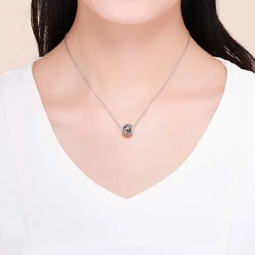 Miniatura 3 de RUKYF Dijes de letras de plata de ley 925 con inicial de la A a la Z para pulseras, collares, cuentas del alfabeto de circonita cúbica, regalos