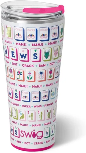 Miniatura 10 de Swig Life - Vaso aislante de 22 onzas, vaso de viaje para café con tapa, taza de café para viaje compatible con portavasos, de acero inoxidable