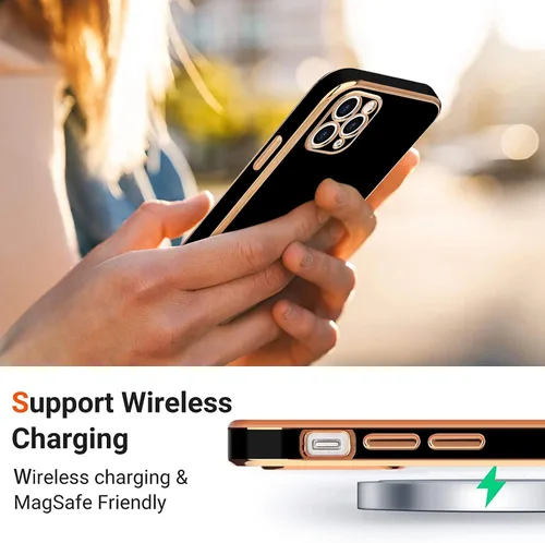 Miniatura 6 de Teageo Funda para iPhone 11 Pro Max para niñas y mujeres, lindo corazón de amor, cubierta trasera suave, protección completa elevada, protección