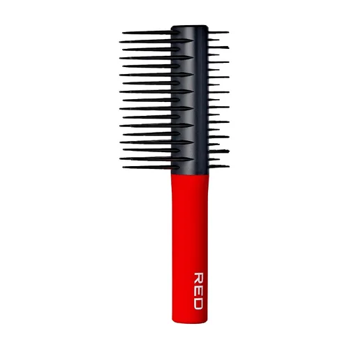 Red by Kiss Cepillo desenredante para mujeres, hombres y niños, desenredante para alisar el cabello rizado, natural, liso, afro, húmedo o seco, se