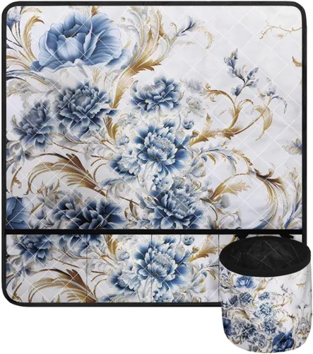 Miniatura 8 de Tapetes para máquina de coser de girasol y colibrí para mesa con bolsillos, para máquinas de coser de Acción de Gracias, alfombrillas para reducir