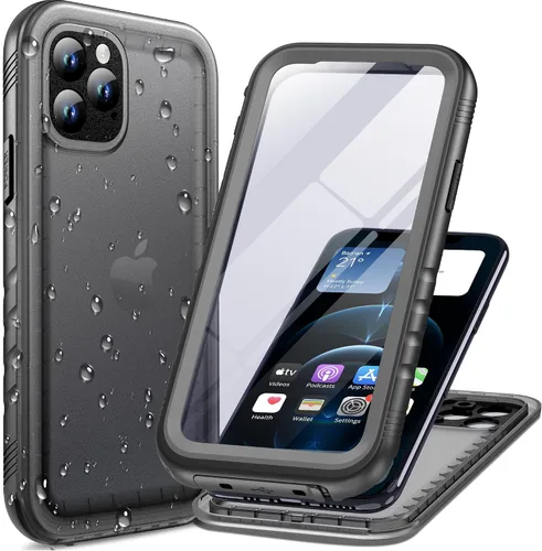 Miniatura 86 de Cozycase TOP Funda impermeable para iPhone 17 Pro Max - Grado militar resistente a todo 360 con protector de cámara de pantalla, doble IP68 a prueba