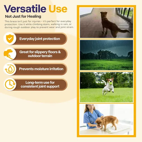 Miniatura 6 de Codera de perro para codo y hombro de mascotas para artritis de codo, displasia, callos de codo, codo para pierna delantera, protector de codo