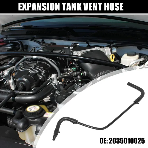 Miniatura 2 de X AUTOHAUX Reemplazo de goma del tubo 2035010025 del respiradero del tanque de expansión del refrigerante del motor para Mercedes-Benz C230 2003-2005
