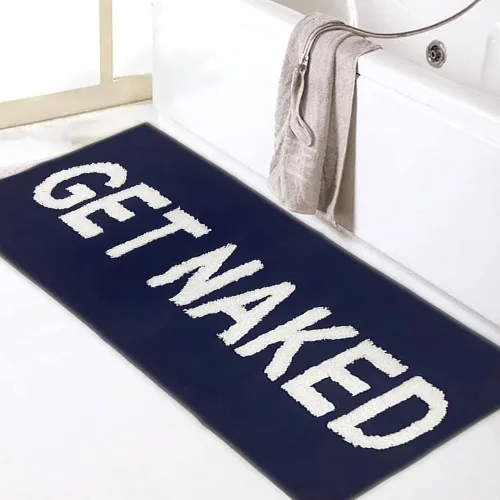 Miniatura 13 de Zeeinx Get Naked - Tapete de baño lindo para decoración de baño, alfombras de baño antideslizantes de microfibra lindas, decoración de baño Verde