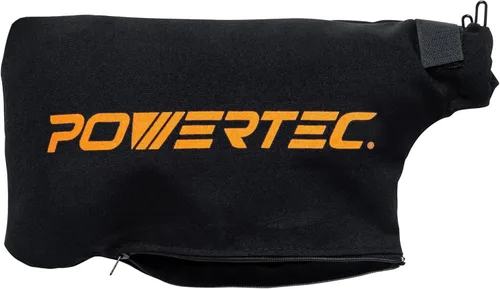Miniatura 8 de POWERTEC Bolsa colectora de polvo para sierra ingletadora de 7-1/4 pulgadas, 8-1/2 pulgadas, se adapta a puertos de polvo nominales de 1-1/2