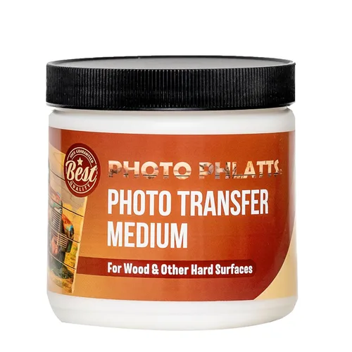 Miniatura 7 de Gel medio de transferencia de fotos para transferir fotos a madera y otras superficies duras. Solución de secado transparente prémium para obtener