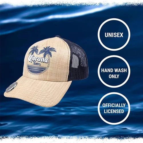 Miniatura 6 de Corona - Gorra de béisbol ajustable de malla con ala curvada