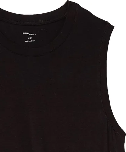Miniatura 4 de Tienda Essentials - Vestido de jersey estilo swing sin mangas y de ajuste holgado para mujer (anteriormente de Daily Ritual)