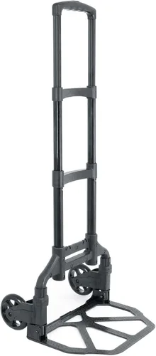 Miniatura 2 de Rockville GigMate - Carrito de mano de aluminio para DJ/músico de 154 libras, se pliega en plano, ruedas de goma grandes, cuerda elástica incluida