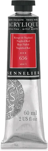 Miniatura 55 de Sennelier Acrílico para artistas extrafinos, 2.0 fl oz, luz verde cromo S3