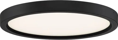 Quoizel OST1711OI Outskirt - Lámpara de techo moderna de montaje súper empotrado, 1 luz, LED de 15 vatios, bronce aceitado (1 pulgada de alto x 11