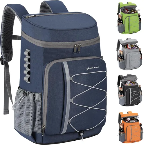 Miniatura 16 de Mochila enfriadora Maelstrom - Bolsa de almuerzo aislada suave a prueba de fugas para 35/50 latas, ideal para acampar, playa, senderismo y compras