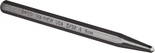 Miniatura 11 de Mayhew Tools 24000 Punzón central, 3/32" - 2.5 mm x 4", acabado de óxido negro