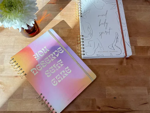 Miniatura 7 de DesignWorks Ink You Deserve Spiral Mindfulness Notebook Guided Gratitude and Wellness Journal Undated Daily Planner With Self Care Activity Prompts