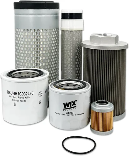 HERO Kit de filtro de mantenimiento para Kubota U35S Filtros de excavadora compatibles con OEM TC02016320 T027093220 HH1C032430 6877362210