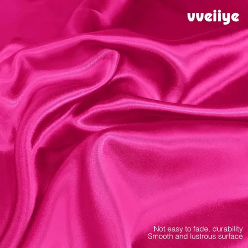 Miniatura 6 de The Yard - Tela de satén suave y sedosa de 1 yarda de 60 pulgadas de ancho, tela sólida para vestidos de novia, costura, manualidades, decoraciones