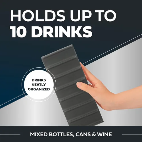 Miniatura 2 de Cooks Innovations Organizador de bebidas para nevera, 1 paquete de organizadores y almacenamiento para refrigerador, soporte para botellas de agua
