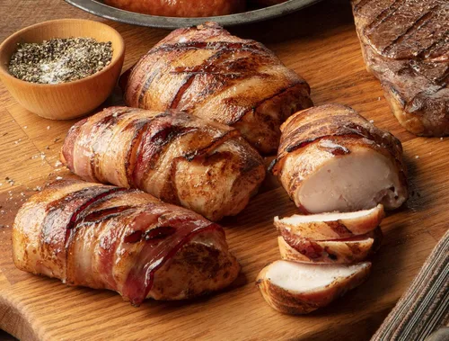 Miniatura 2 de Burgers' Smokehouse Filetes de pechuga de pollo envueltos en tocino (4)
