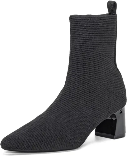 Miniatura 5 de Women's Ankle Boots Comfortable Pointed Toe Breathable Sock Knit Low Heel Fall Work Office Booties
