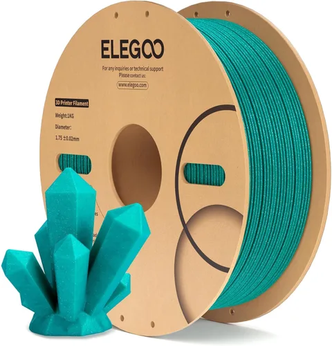Miniatura 30 de ELEGOO Filamento PLA Seda Cobre 1.75mm 1KG, Filamento para Impresora 3D con Precisión Dimensional +/- 0.02mm, Carrete de 1kg (2.2lbs) Compatible
