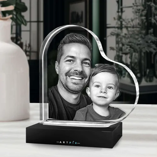 Miniatura 9 de ArtPix 3D Foto de cristal, regalos personalizados para mujeres, hombres, esposa, marido, mamá, grandes regalos personalizados con tu propia foto