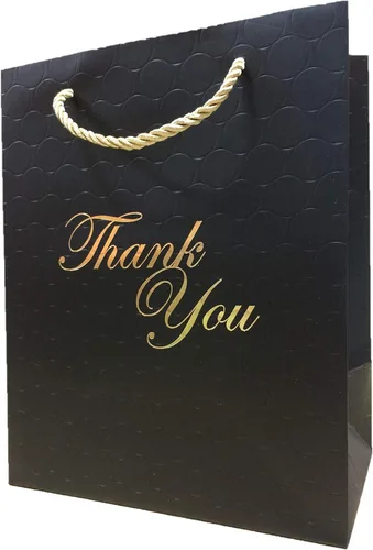 MODEENI Bolsas de agradecimiento negras a granel, 144 bolsas, tamaño mediano de 8 x 10 pulgadas, elegante regalo de boutique para pequeñas empresas