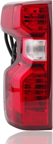 Miniatura 13 de Conjunto de luz trasera compatible con Chevy Equinox 2016 2017 tipo halógeno luz trasera lámpara de freno trasera izquierda lado del conductor