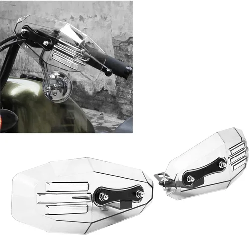 Miniatura 7 de KIMISS Protectores de mano para motocicleta, 2 unidades de protectores de mano para motocicleta, protector de cepillo de mano, barra protectora