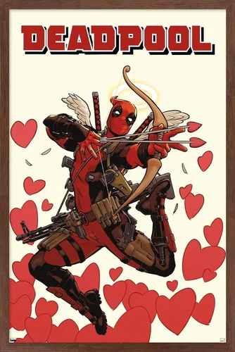 Miniatura 8 de Marvel Comics Deadpool - Póster de pared de Cupido, 22.4 pulgadas de largo x 14.7 pulgadas de ancho, versión premium sin marco