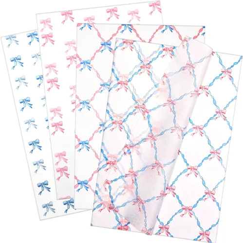 Miniatura 12 de 30 hojas de papel de seda de oro rosa para bolsas de regalo, hojas de ginkgo metálicas, diente de león, papel de seda a granel, papel de seda Hoja