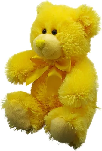 Miniatura 2 de Anico Oso de peluche amarillo de 8 pulgadas, oso amarillo de felpa suave, oso pequeño, perfecto para niños, cumpleaños, vacaciones y mucho más