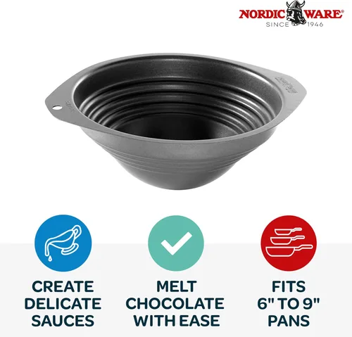Miniatura 3 de Nordic Ware Caldera doble universal, 8 tazas, antiadherente