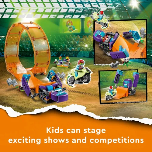 Miniatura 3 de LEGO City Stuntz Smashing Chimpancé Stunt Loop 60338 - Juego de juguetes de construcción para niños, niñas y niños a partir de 7 años (226 piezas)