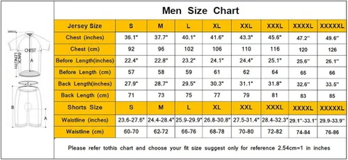 Miniatura 3 de Men Cycling Jersey Conjunto de ropa de ciclismo de manga corta