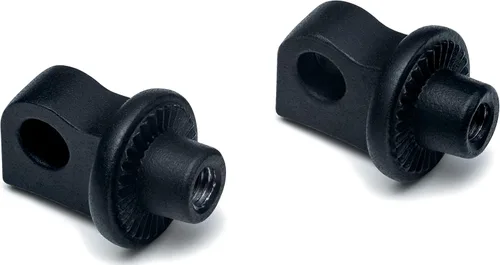 Miniatura 2 de Kuryakyn 6774 Componente de control de pie de motocicleta: Adaptadores de clavija estriados de parada ajustable, cromado, 1 par