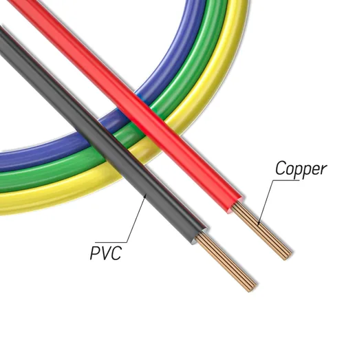 Miniatura 2 de Goupchn 5 cables de prueba de cocodrilo de doble extremo con clips aislantes, cable de cobre flexible para pruebas eléctricas 3.3 pies
