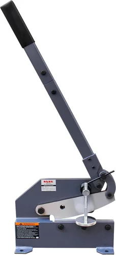 Miniatura 10 de KAKA INDUSTRIAL Cizalla manual de metal HS-12, máquina de corte sin garganta de 12 pulgadas para chapa, acero y barras redondas, herramienta