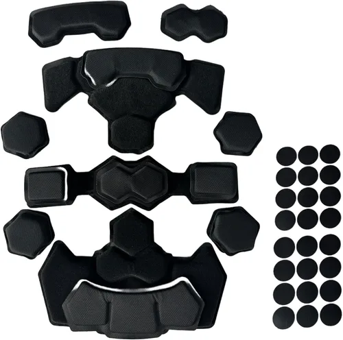 Almohadillas tácticas para casco, universal Airsoft para exteriores, repuesto interno de espuma viscoelástica, kit de acolchado para casco,