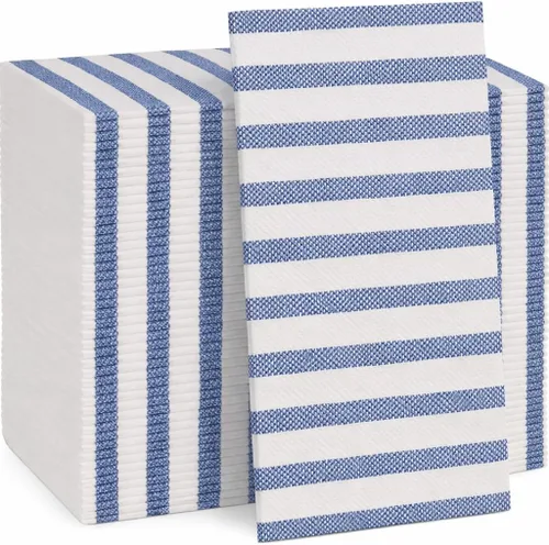 Toallas desechables hechas en Italia para invitados con tacto de lino, servilletas de baño de alta calidad, suaves y absorbentes, elegantes