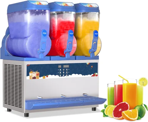Miniatura 8 de XPW Máquina comercial de granizado 1000 W 30L Tanques Máquina comercial para hacer granizados Máquina de Margarita de acero inoxidable 304 Máquinas