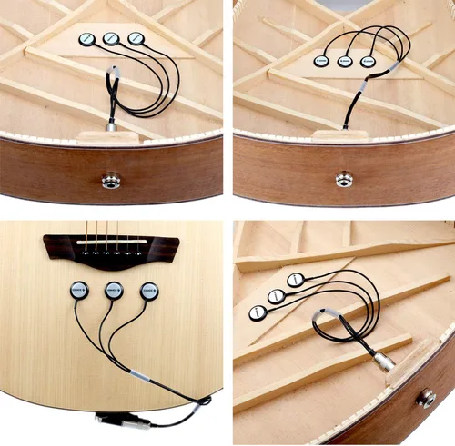 Miniatura 6 de Pastilla de guitarra acústica Donner, pastillas de guitarra Sound Seeker Transductor de sonido puro para violonchelo, banjo, ukelele, mandolina